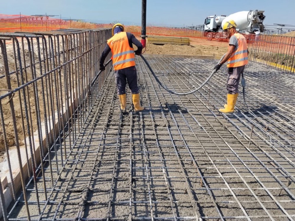 Opere civili degli impianti di interconnessione di un parco agrivoltaico a Catania